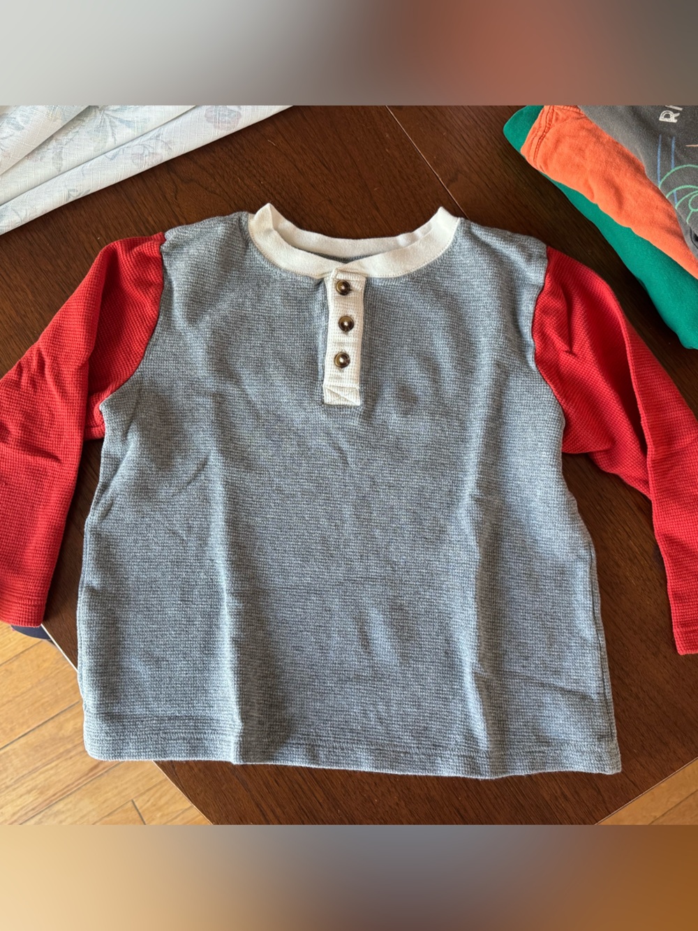 Hanna andersson waffle knit long sleeve